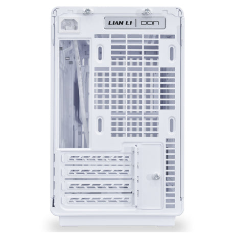 Lian li a3-matx biała (edycja drewniana) obudowa midi tower (biały kolor drewna | 2x USB-A | 1x USB-C | szkło hartowane)