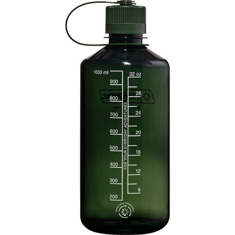 Butelka na wodę Nalgene z wąskimi ustami, 1-litrowa butelka do picia (jasnoniebieska)