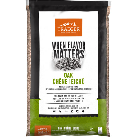 Traeger fsc - pellet opałowy z mieszanki dębowej (9 kg)