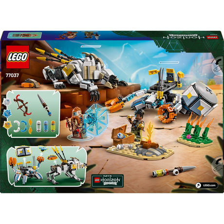 Lego® Horizon Adventures™ Aloy i Varl kontra wędrowiec w muszlach i ząb piły - 77037