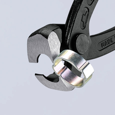 Szczypce do opasek z uchem Knipex 10 99 i220 (czerwone, 220mm)