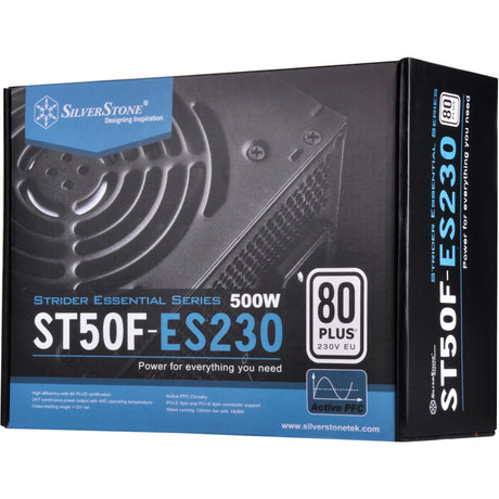 Zasilacz Silverstone Stride Essential St50f-es230 500 W (czarny, 2x pcie)
