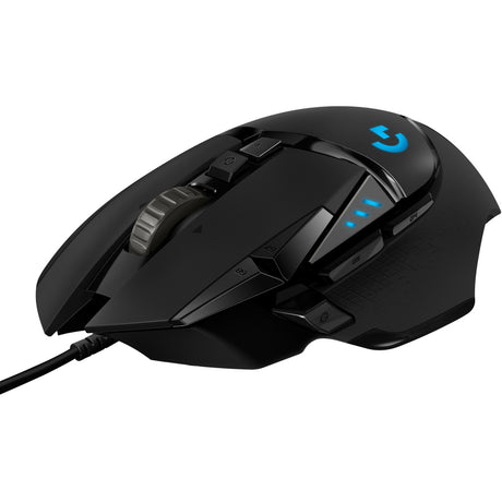 Wysokowydajna mysz do gier Logitech G502 Hero (czarna, 100–25 600 dpi, diody LED rgb)