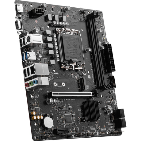 Płyta główna MSI Pro H610M-E DDR4 Socket 1700 (czarna, GB-LAN, dźwięk, µATX)