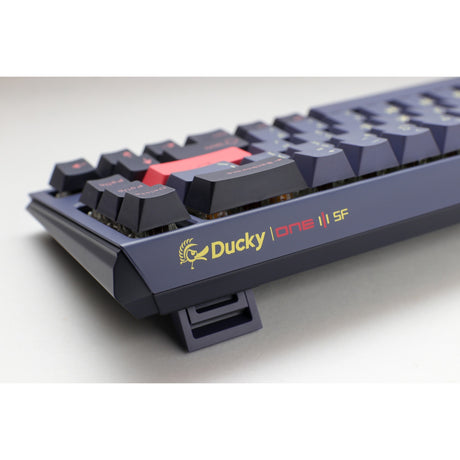 Klawiatura mechaniczna Ducky one 3 cosmic blue SF RGB (ciemnoniebieski, układ US (Qwerty), Cherry MX Speed Silver, 65%, diody LED RGB, double-shot PBT, hot-swap, mechanika Quack)