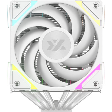 Chłodnica procesora Xyz PC Gear Thermax 6 Duo RGB (biała, Arbb, Pwm)