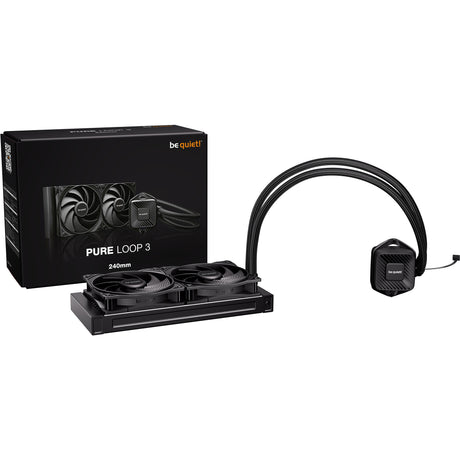 Bądź cicho! Pure Loop 3 240 chłodzenie wodne (czarny, pwm)