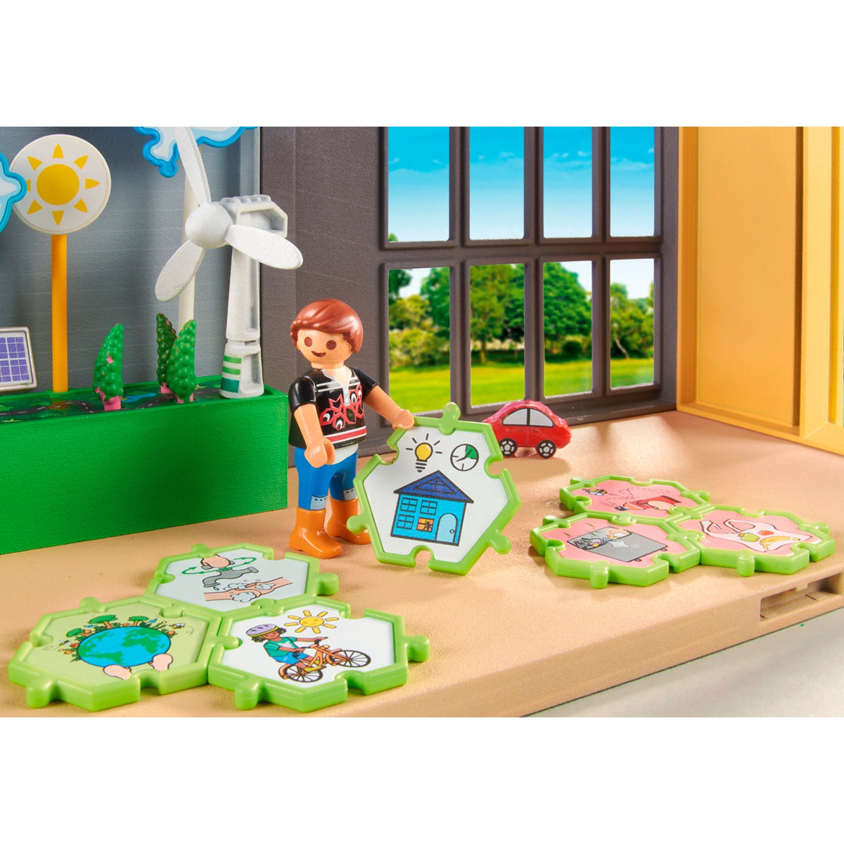 Playmobil miejskie życie - ekspansja nauki o klimacie zabawki konstrukcyjne (71331)
