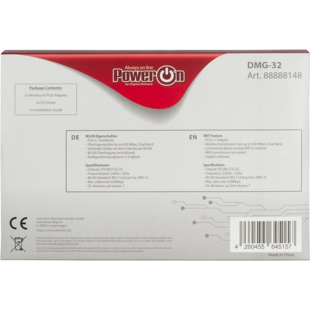Inter-tech dmg-32 adapter WLAN