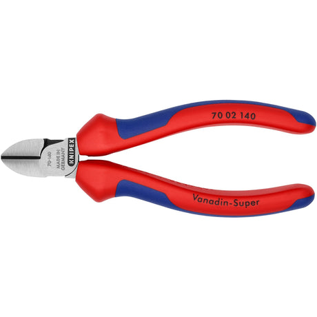 Szczypce tnące boczne Knipex 70 02 140 szczypce tnące (czerwony niebieski)