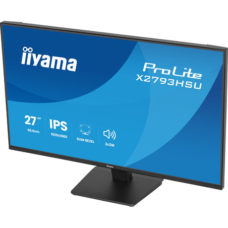 Monitor Iiyama prolite x2793hsu-b1 27 (czarny (matowy), 120 Hz, HDMI, Display Port, USB, audio)