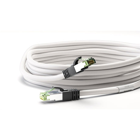 Kabel sieciowy Goobay kat. 8.1 s ftp (biały, 2 metry)