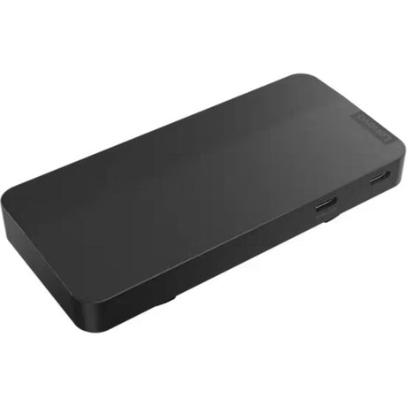 Stacja dokująca podróżna Lenovo USB-C na 2 ekrany (z adapterem) stacja dokująca (czarna)