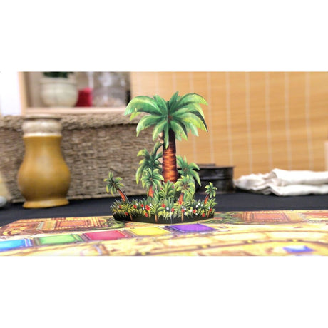 Asmodee Eggertspiele Camel Up - gra planszowa Wyścig wielbłądów - nowe wydanie z palmą 3D