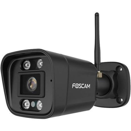 Foscam v5p, dwuzakresowa kamera Wi-Fi 3k 5mp z alarmem dźwiękowym i świetlnym (czarna)