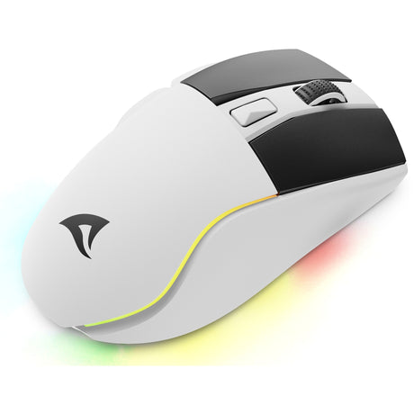 Mysz do gier Sharkoon Skiller sgm50w (biała, 400 - 6400 dpi, diody LED rgb)