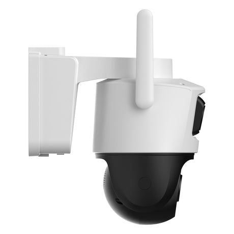 Kamera zewnętrzna Imou Aov z podwójnym obiektywem 5mp+5mp (biała, 3k, 4G LTE, WiFi 6, panel słoneczny)