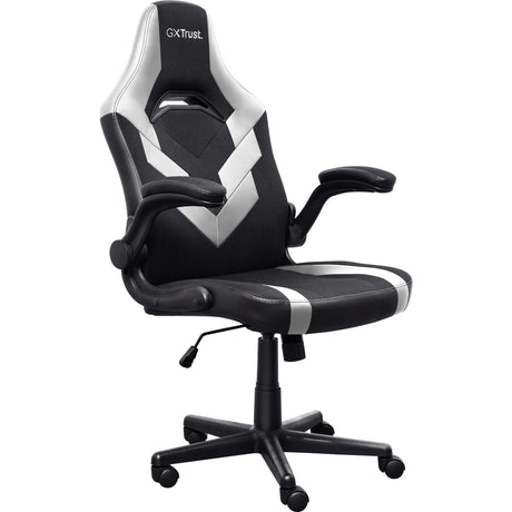 Fotel gamingowy Trust GXT 703W Riye (czarno-biały)