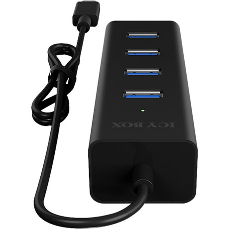 Icy box ib-hub1409-c3 Hub USB (czarny, 4x USB-A 3.2 (5 Gbit s), 1x USB-C 3.2 (5 Gbit s))