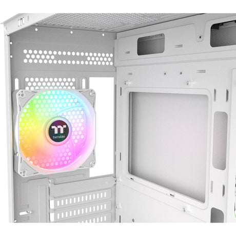 Obudowa mini tower Thermaltake View 170 ws argb (biały kolor drewna | 2x usb-a | rgb | szkło hartowane)
