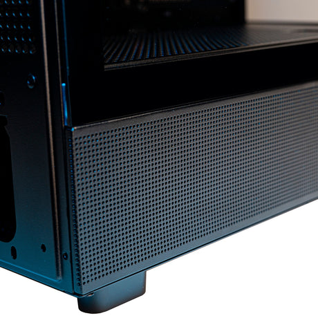 Obudowa mini tower Silverstone lucid 04 (czarna | 2x USB-A | 1x USB-C | RGB | szkło hartowane)