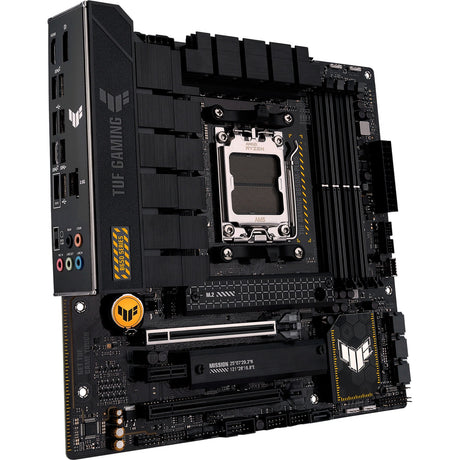 Płyta główna Asus tuf gaming b650m-plus z gniazdem am5 (czarna, raid, 2,5 gb-lan, dźwięk, µatx)
