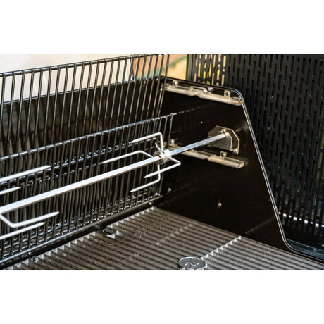 Masterbuilt zestaw rożna z serii grawitacyjnej (stal nierdzewna czarna)