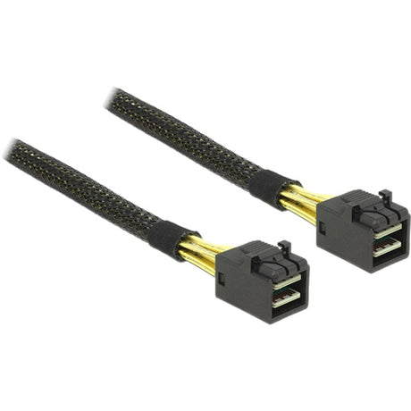 Delock kabel mini SAS HD SFF-8643 > kabel mini SAS HD SFF-8643 (czarny, 1 metr)