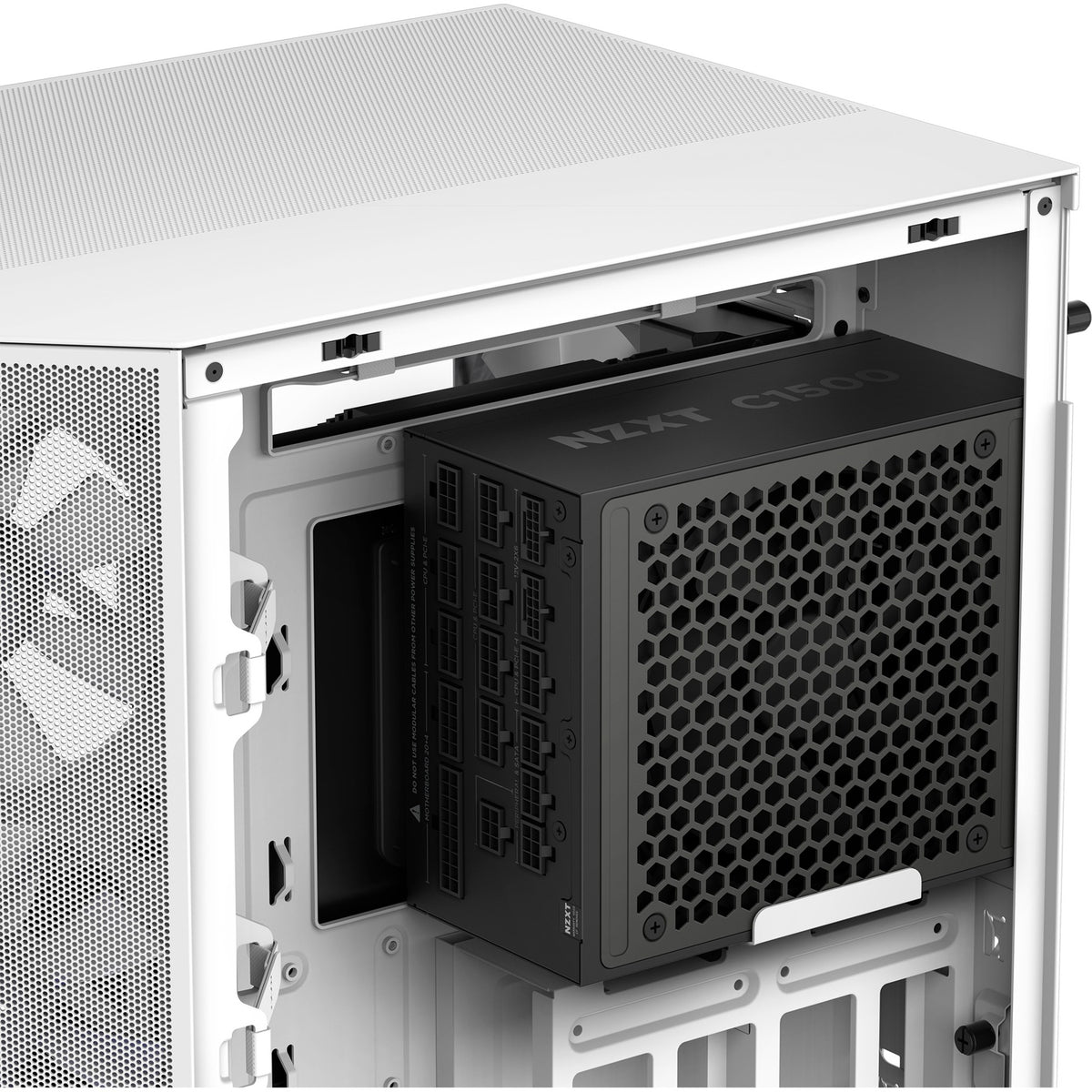 Nzxt c1500 platynowy modułowy zasilacz 1500 W (czarny, 2x 12v-2x6, 6x pcie)