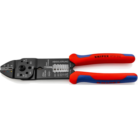 Knipex 97 21 215 szczypce do zaciskania izolowanych końcówek kablowych