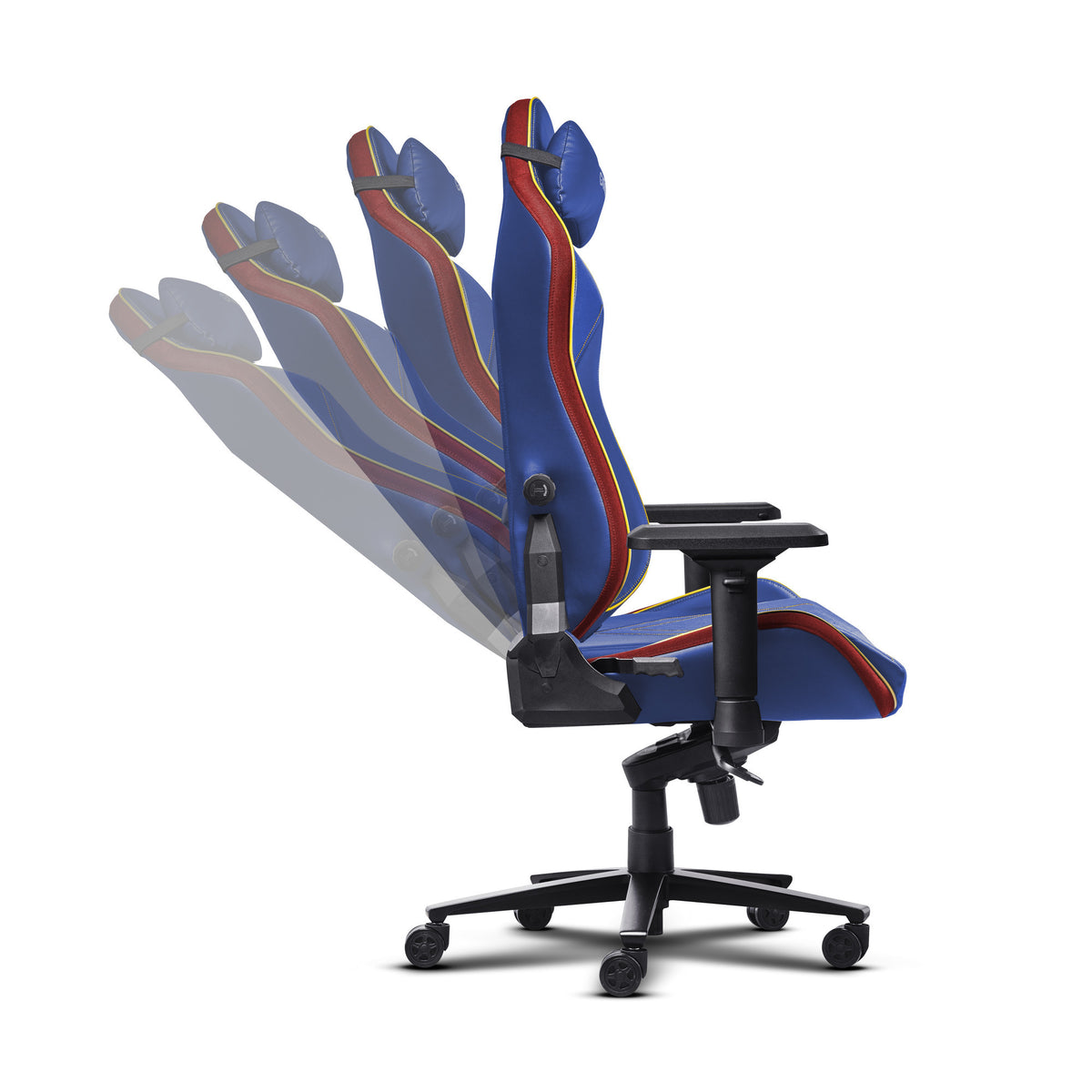 Fotel gamingowy Trust GXT 721SM Ruya Pro Superman (niebieski czerwony)