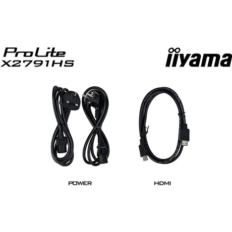Monitor Iiyama prolite x2791hs-b1 27 (czarny (matowy), 120 Hz, HDMI, Display Port, audio)