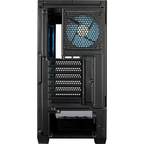 Obudowa Cooler Master Elite 690 Wood Midi Tower (kolor czarnego drewna | 2x USB-A | 1x USB-C | RGB | szkło hartowane)