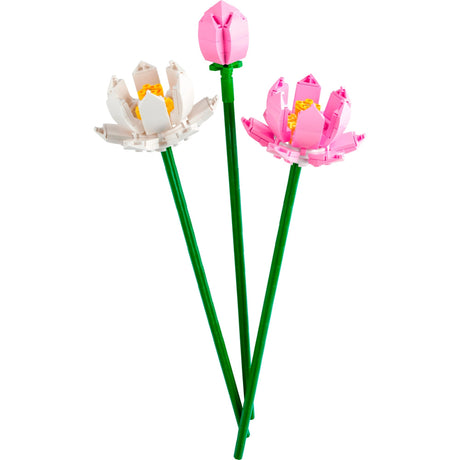 Lego kultowe kwiaty lotosu - kolekcja botaniczna - 40647