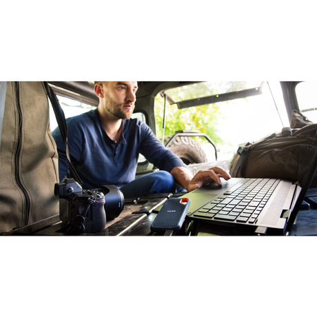 Zewnętrzny dysk SSD Sandisk Extreme Portable v2, 1 TB (czarny pomarańczowy, SDSSDE61-1t00-G25, USB-C)