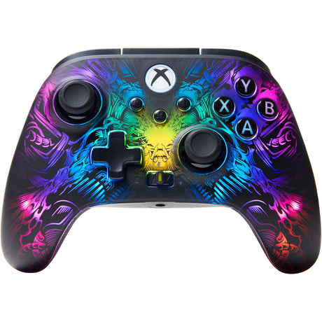 Kontroler bezprzewodowy Powera Fusion Pro do Xbox Series X|S z Lumectrą (czarny, RGB, Xbox Series X|S, Xbox One, PC)