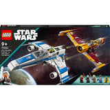 Lego star wars - nowa republika e-wing kontra myśliwiec Shin Hati's Starfighter (75364)