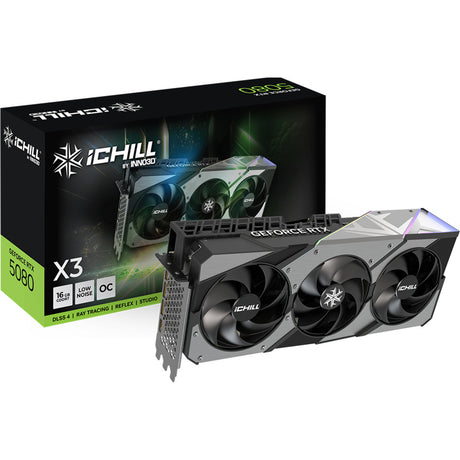 Karta graficzna Inno3d geforce rtx 5080 ichill x3 (dlss 4, 3x display port, 1x hdmi 2.1)