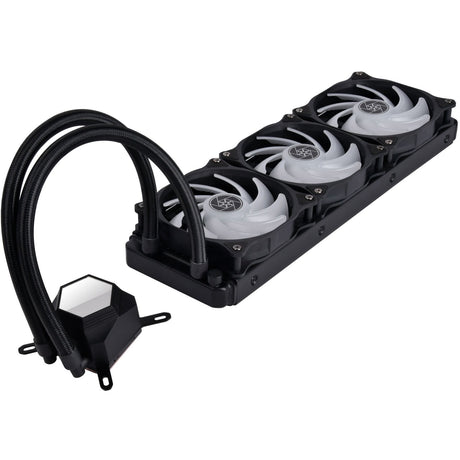 Chłodzenie wodne Silverstone sst-pf360-argb-v2 (czarny, w zestawie kontroler RGB)