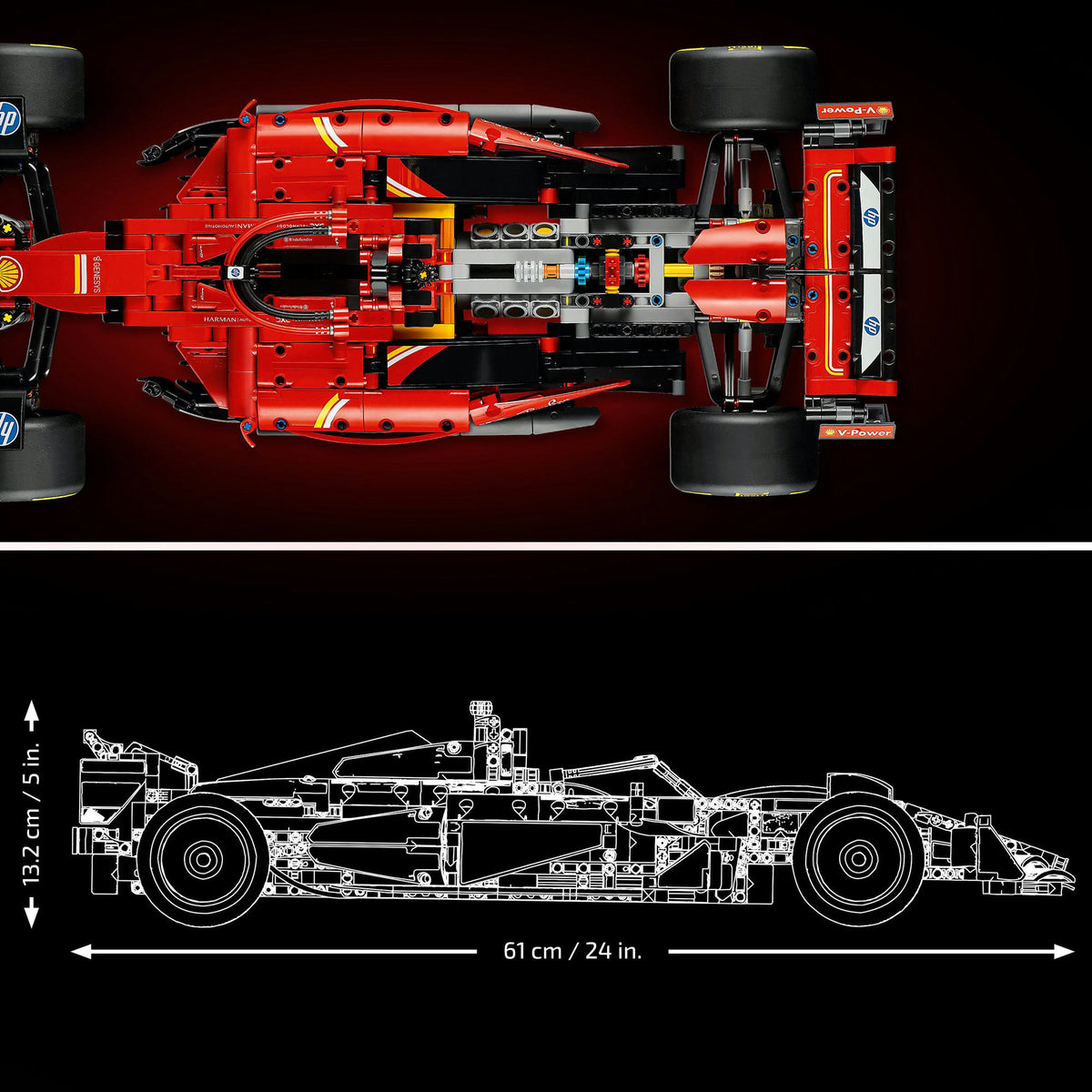 Lego Technic 42207 Samochód Ferrari SF-24 F1