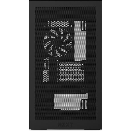 Obudowa midi tower Nzxt h3 flow (czarna (matowa) | 1x USB-A | 1x USB-C | szkło hartowane)