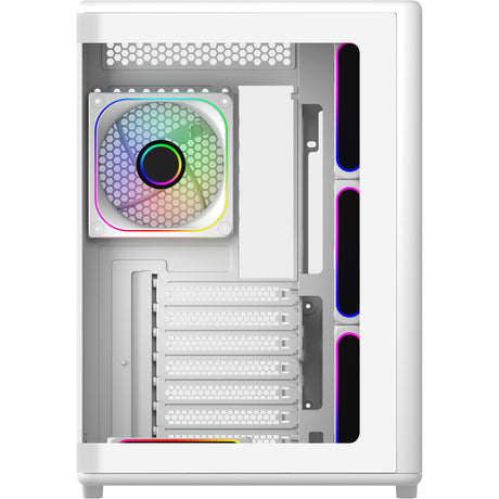 Obudowa Cooler Master Elite 600 Midi Tower (biała | 2x USB-A | 1x USB-C | szkło hartowane)