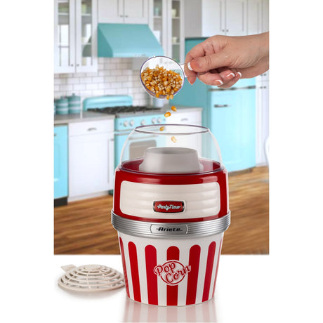 Maszyna do popcornu Ariete Party Time Pop Corn XL 2957 00 (czerwony biały)