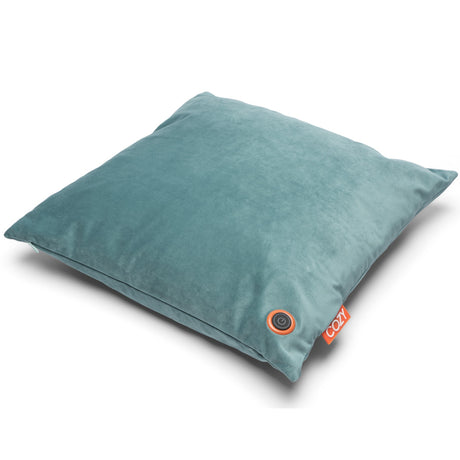 Bezprzewodowa poduszka grzewcza Cosy una Velvet 45 x 45 cm (niebiesko-zielona, ​​power bank 5000 mah)