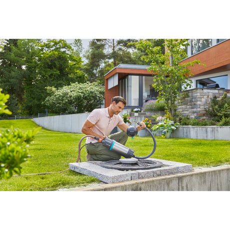 Zestaw filtrów ssących Gardena z zaworem zwrotnym (szary srebrny)