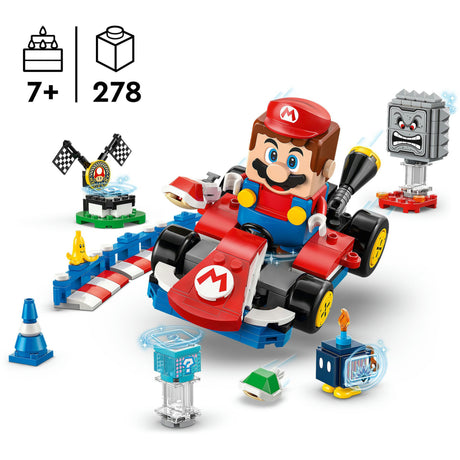 Lego® Super Mario™: Mario Kart™ — Interaktywny® Mario™ i standardowy gokart — 72043