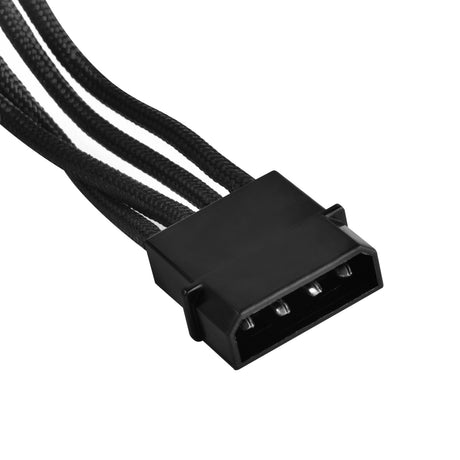 Adapter Silverstone 4-pin molex > 4x 15-pin sata (czarny, pp07-btsb)