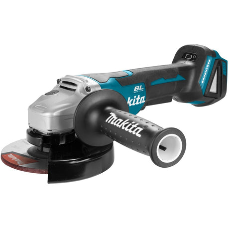 Szlifierka kątowa Makita 18 V 125 mm dga505zj (niebiesko-czarna, baterie i ładowarka nie wchodzą w skład zestawu | w mbox | wyłącznik bezpieczeństwa)