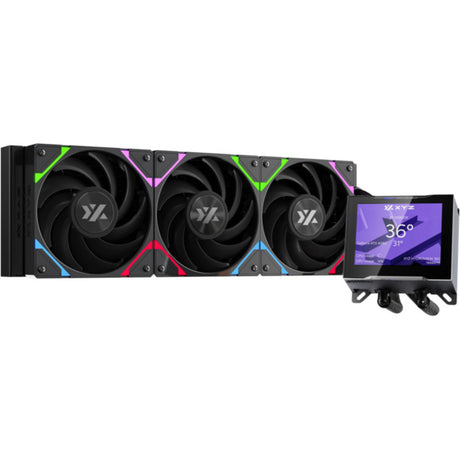 Chłodzenie wodne Xyz PC Gear Hydroview Aio 360 (czarny, argb, pwm)
