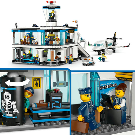 Lego City - lotnisko z zabawkami do budowania samolotów (60502)